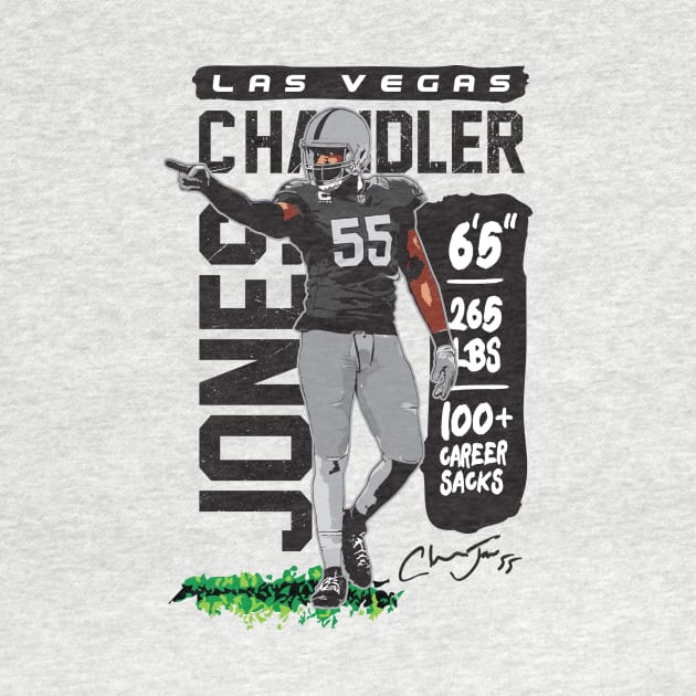 Chandler Jones Las Vegas Tee T-shirt by goderslim